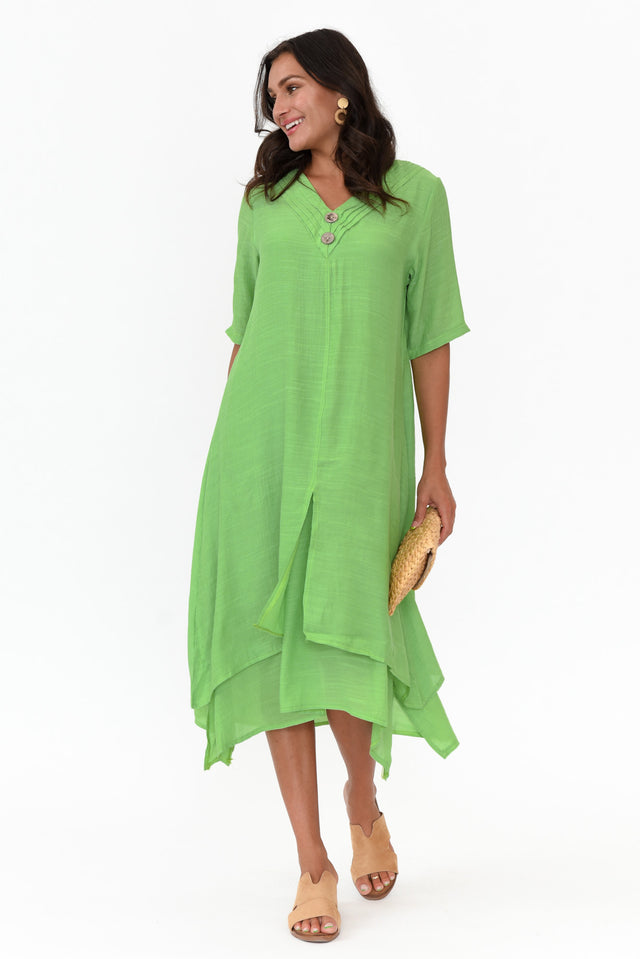 Nala Green Layers Dress