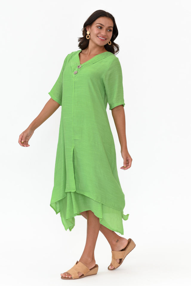 Nala Green Layers Dress