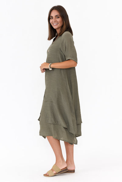 Nala Green Layers Dress