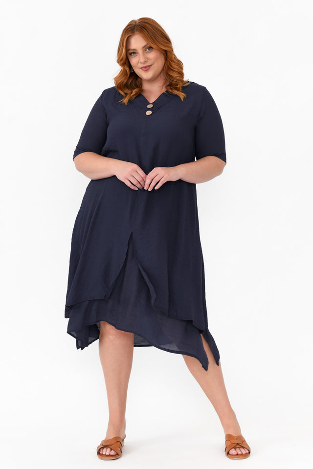 plus-size,curve-dresses,plus-size-sleeved-dresses,plus-size-below-knee-dresses,plus-size-cotton-dresses,facebook-new-for-you image 8