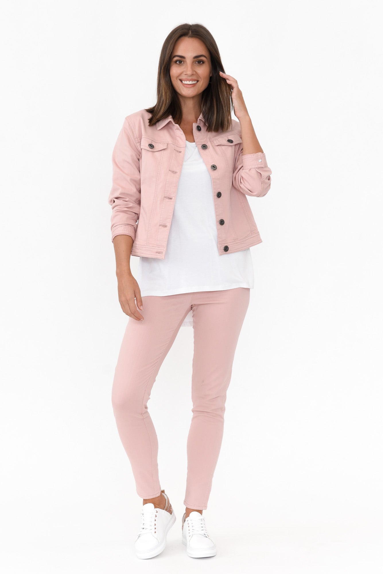 Blush deals jean jacket