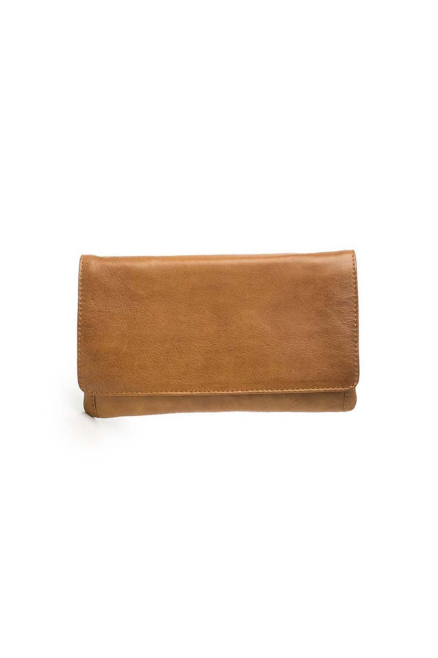 Sirena Tan Leather Wallet