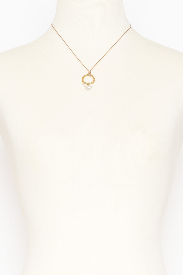 Sofia Gold Bird Cord Necklace