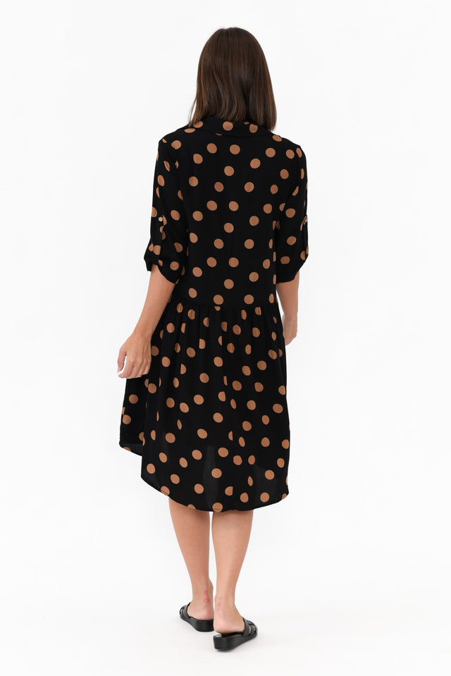 Surrey Black Spot Shirt Dress image 4